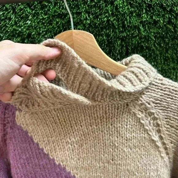 Vintage Yoda Silhouette Handmade Sweater Large - Picture 5 of 5